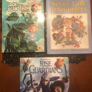 Kid’s 3 Hardcover Books with Vibrant Illustrations